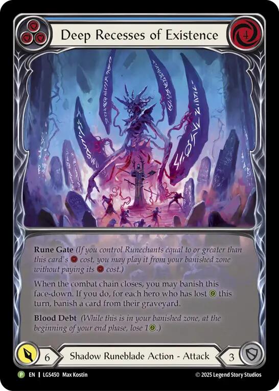 Deep Recesses Of Existence [LGS450] (Promo)  Rainbow Foil