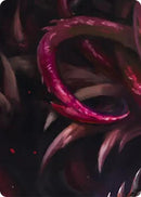 Malice, Domina of the Dead // Levia, Shadowborn Abomination Double Sided Art Card (Top Right) [] (GEM Pack 6)