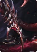 Malice, Domina of the Dead // Levia, Shadowborn Abomination Double Sided Art Card (Middle Left) [] (GEM Pack 6)