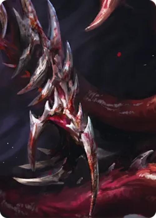 Malice, Domina of the Dead // Levia, Shadowborn Abomination Double Sided Art Card (Middle Left) [] (GEM Pack 6)