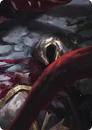 Malice, Domina of the Dead // Levia, Shadowborn Abomination Double Sided Art Card (Bottom Left) [] (GEM Pack 6)