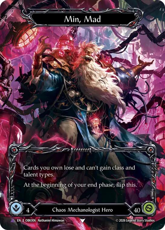 Min, Genius (Marvel Cold Foil) [OBK006] (Outbreak)  Cold Foil
