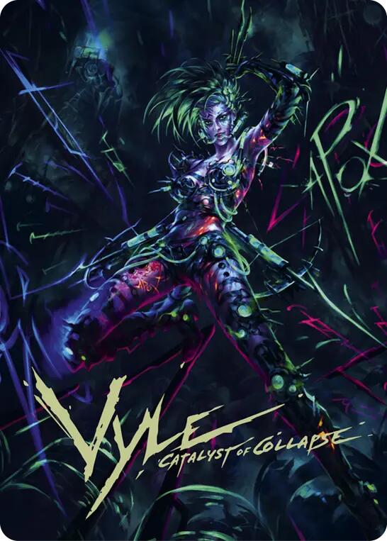 Vyle, Catalyst of Collapse (Marvel) [OBK012] (Outbreak)  Cold Foil