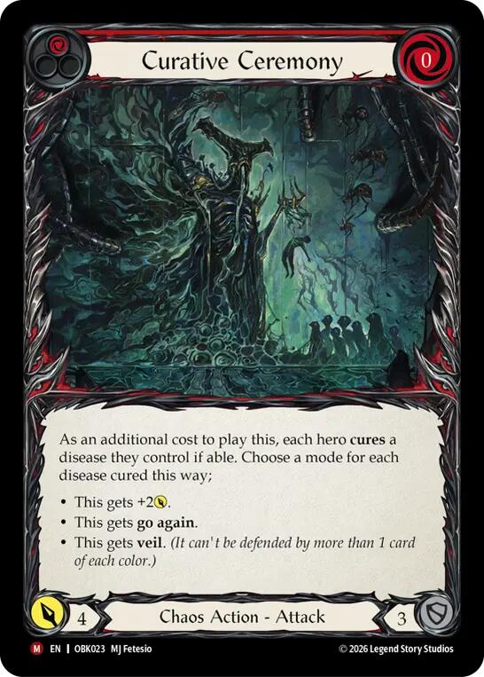 Curative Ceremony [OBK023] (Outbreak)  Rainbow Foil