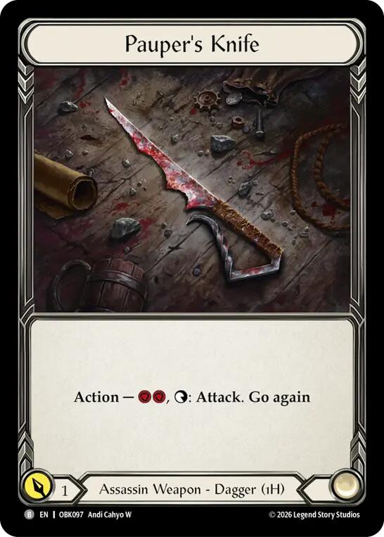 Pauper's Knife [OBK097] (Outbreak)