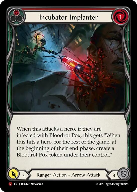 Incubator Implanter [OBK177] (Outbreak)  Rainbow Foil