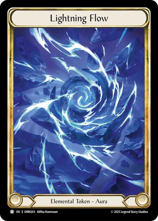 Ponder // Lightning Flow [OMN225 // OMN203] (Omens of the Third Age)
