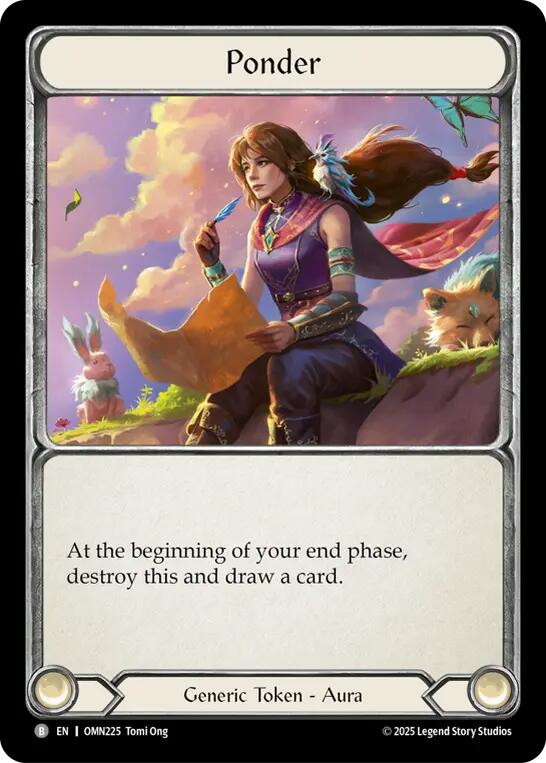Ponder // Lightning Flow [OMN225 // OMN203] (Omens of the Third Age)