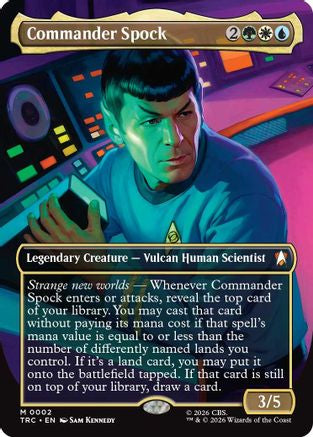 Commander Spock (Borderless) - [Commander: Star Trek]