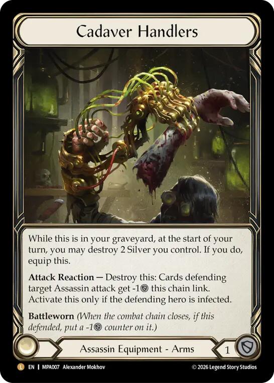 Cadaver Handlers [MPA007] (Mastery Pack Assassin)  Cold Foil