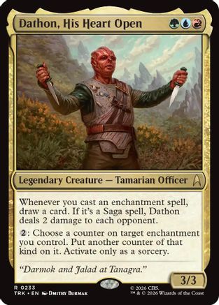 Dathon, His Heart Open - [Star Trek]
