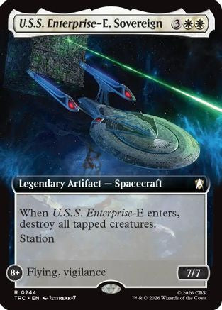 U.S.S. Enterprise-E, Sovereign (Extended Art) - [Commander: Star Trek]