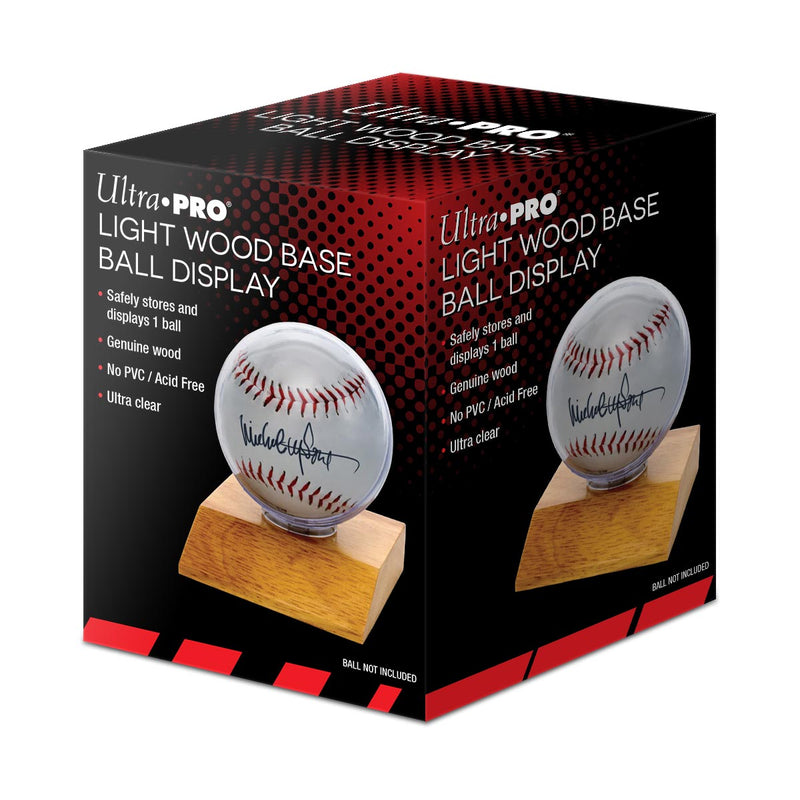 Ultra PRO: Display - Baseball Wood Base (Light Wood Gold)