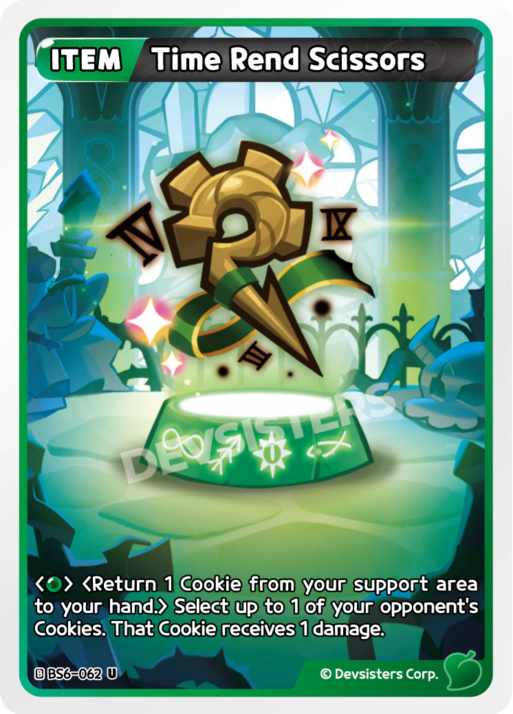Image for Time Rend Scissors (BS6-062) [Operation Timeguard] - CookieRun: Braverse TCG