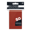 Ultra PRO: Standard 50ct Sleeves - PRO-Gloss (Red)
