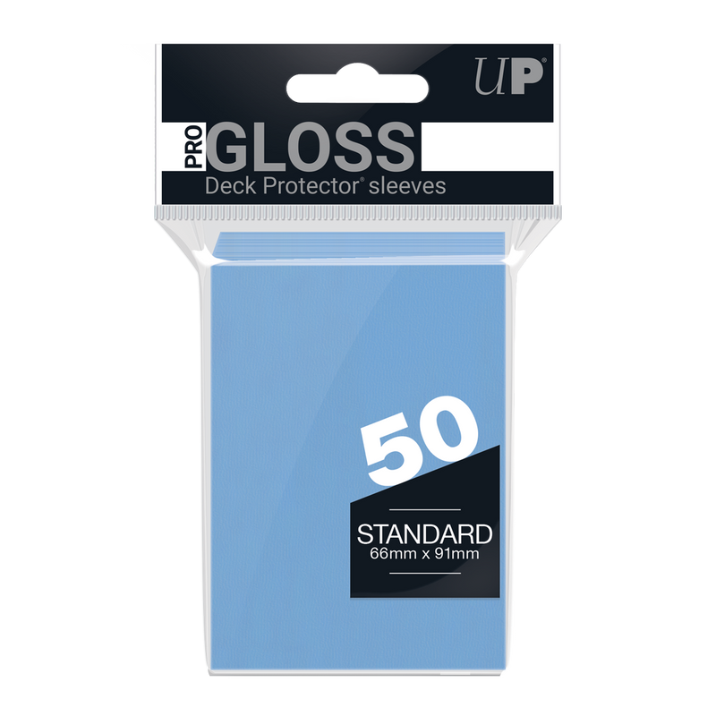 Ultra PRO: Standard 50ct Sleeves - PRO-Gloss (Light Blue)