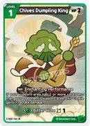 Image for Chives Dumpling King (BS8-061) [Land of Fire & Ruin, Realm of Apathy] - CookieRun: Braverse TCG