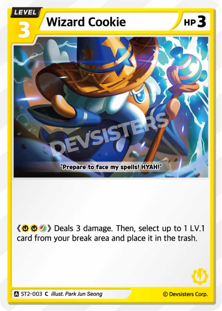 Image for Wizard Cookie (ST2-003) [Starter Deck YELLOW] - CookieRun: Braverse TCG