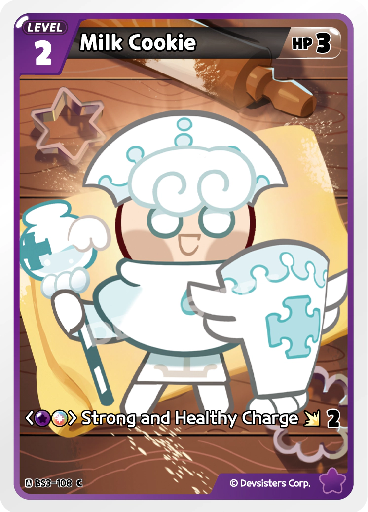 Image for Milk Cookie (BS3-108) [Age of Heroes and Kingdoms] - CookieRun: Braverse TCG
