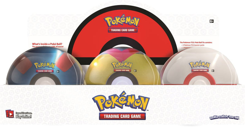 Poke Ball Tin Display (Spring 2019)