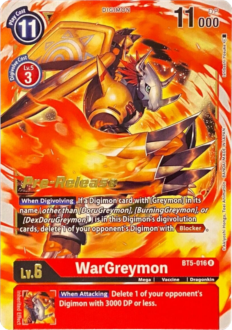 digimon card wargreymon WarGreymon (Alternate Art) - Great Legend