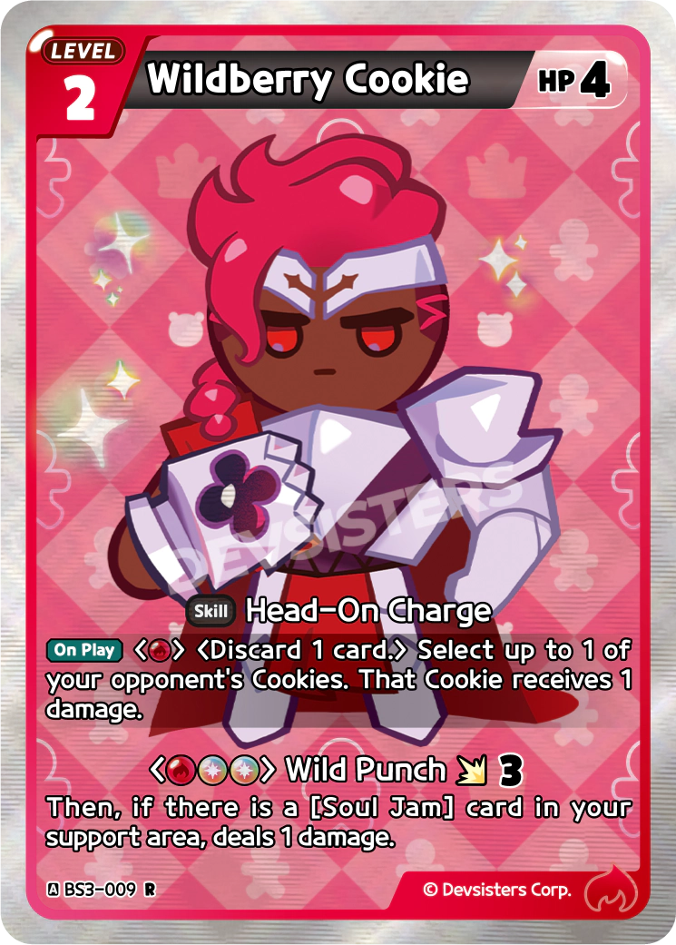 Image for Wildberry Cookie (BS3-009) [Age of Heroes and Kingdoms] - CookieRun: Braverse TCG