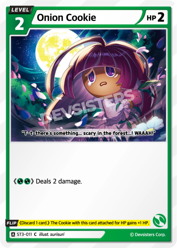 Image for Onion Cookie (ST3-011) [Starter Deck GREEN] - CookieRun: Braverse TCG