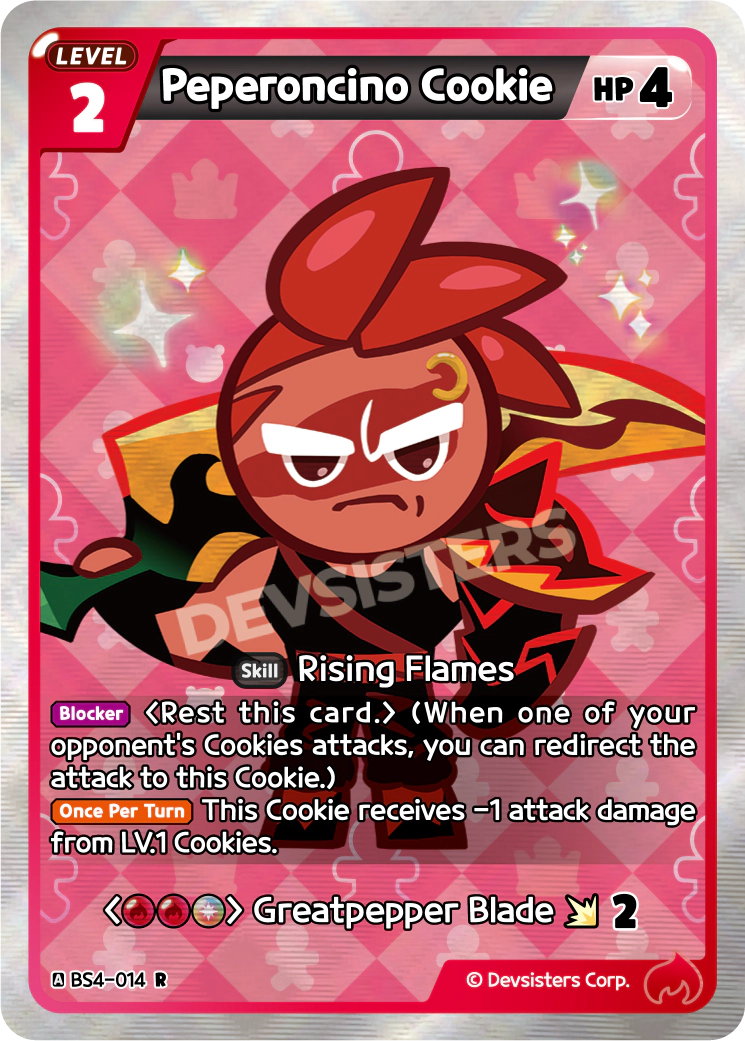 Image for Peperoncino Cookie (BS4-014) [Age of Heroes and Kingdoms] - CookieRun: Braverse TCG