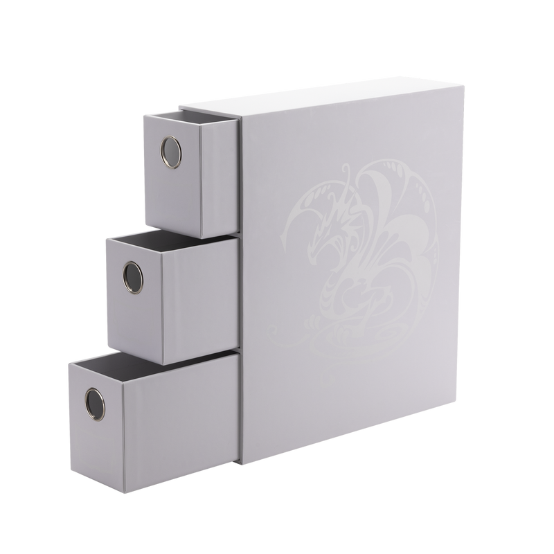 Dragon Shield: Fortress Card Drawers - White