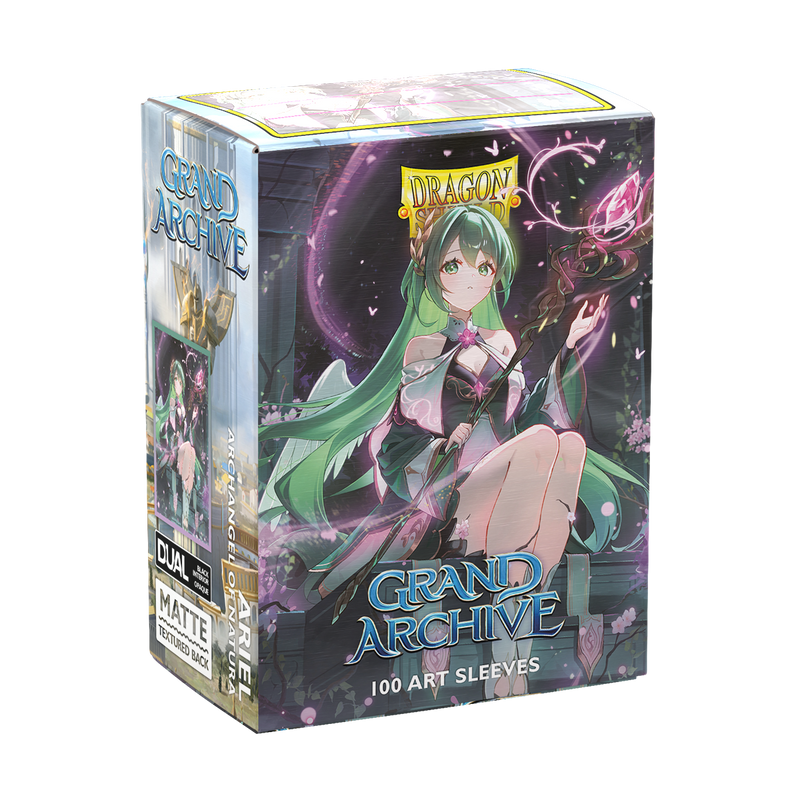 Dragon Shield: Standard 100ct Sleeves - Grand Archive (Ariel, Archangel of Natura)