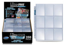 Ultra PRO: Platinum Hologram 9-Pocket Pages - 3-Holes (250-Pack)