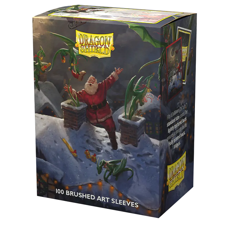 Dragon Shield: Standard 100ct Brushed Art Sleeves  - Christmas (2023)