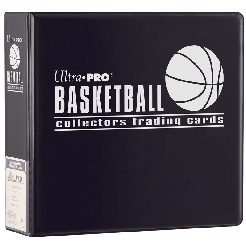 Ultra PRO: 3-Ring Binder - Basketball (Black)