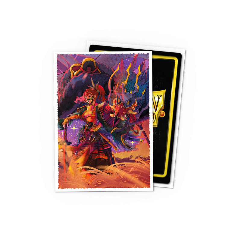 Dragon Shield: Japanese Size 60ct Art Sleeves - The Fallen (Matte)