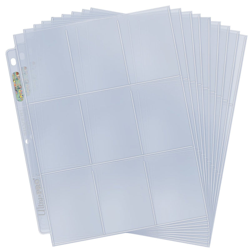 Ultra PRO: 9-Pocket Pages - Silver Series (3-Holes / 10-Pack)