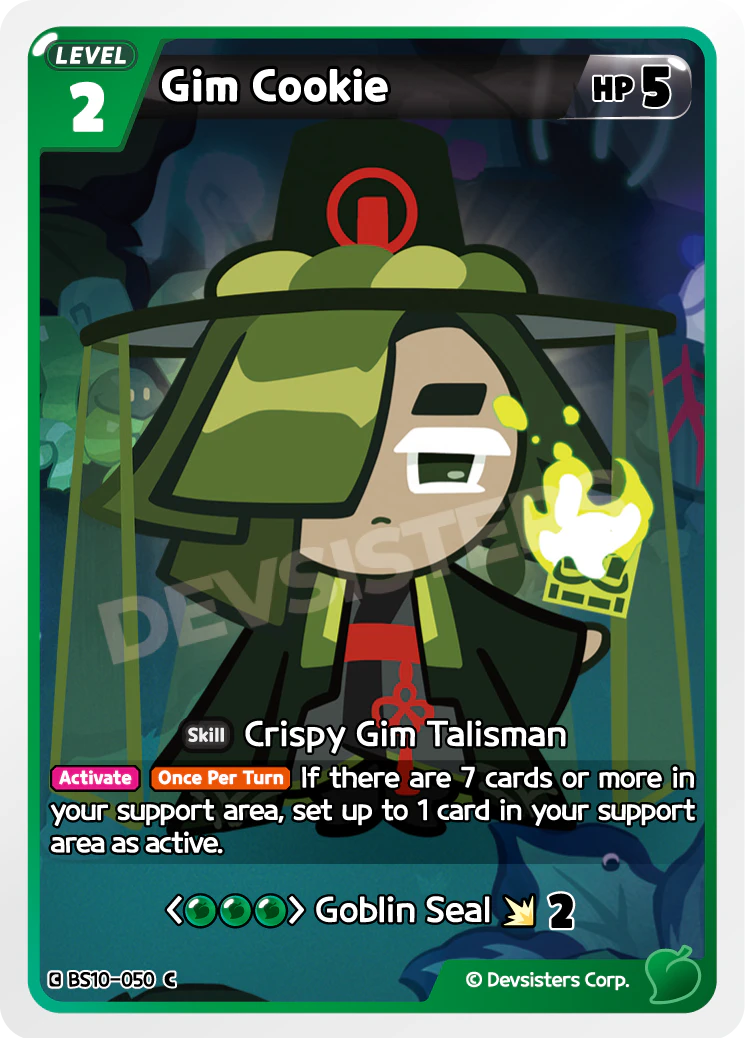 Image for Gim Cookie (BS10-050) [Paradise of Passion & Sloth / Catacombs of Silence] - CookieRun: Braverse TCG