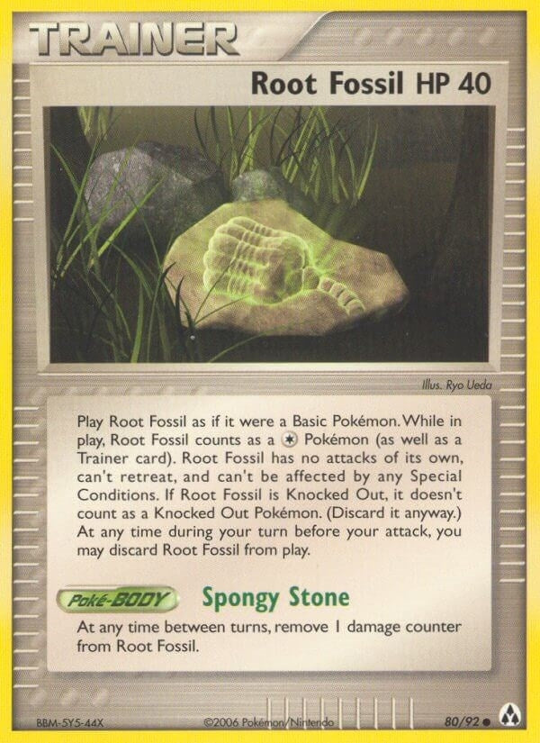 Root Fossil (80/92) (Stamped) [EX: Legend Maker]