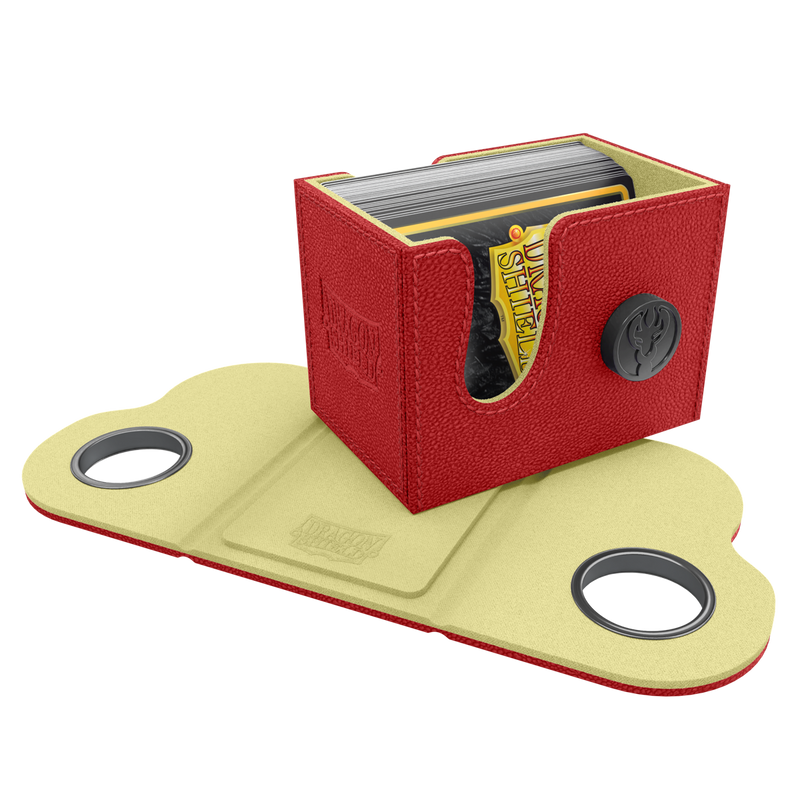Dragon Shield: Dragon Box 80+ - Red and Lemon