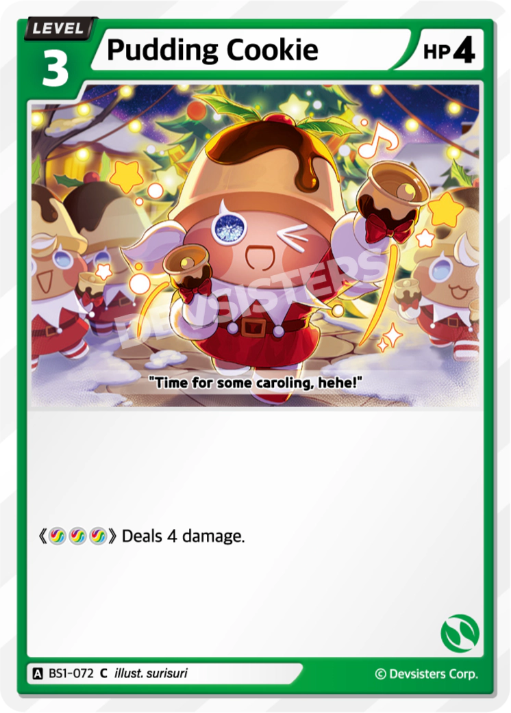 Image for Pudding Cookie (BS1-072) [BRAVE BEGINNING] - CookieRun: Braverse TCG