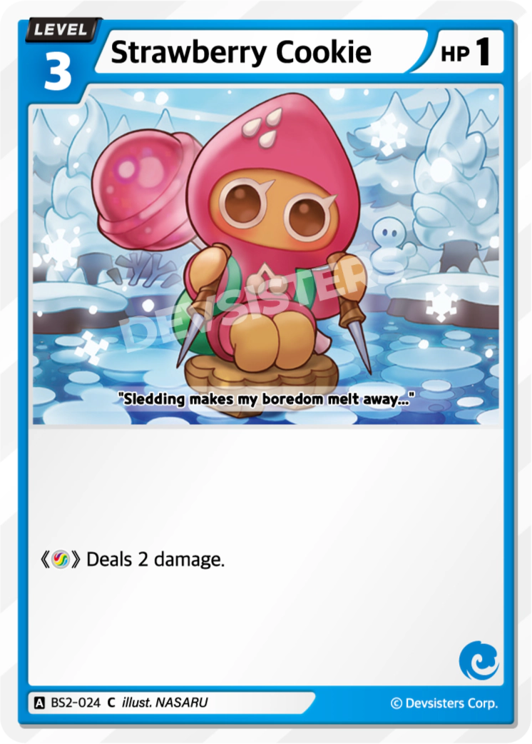 Image for Strawberry Cookie (BS2-024) [BRAVE BEGINNING] - CookieRun: Braverse TCG