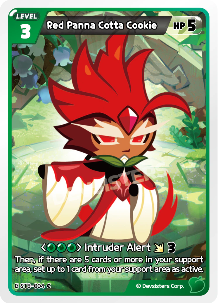 Image for Red Panna Cotta Cookie (ST8-004) [Guardian Winds] - CookieRun: Braverse TCG