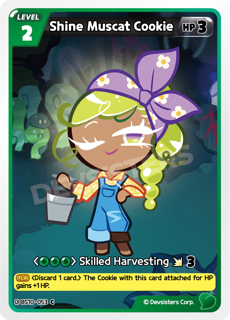 Image for Shine Muscat Cookie (BS10-053) [Paradise of Passion & Sloth / Catacombs of Silence] - CookieRun: Braverse TCG