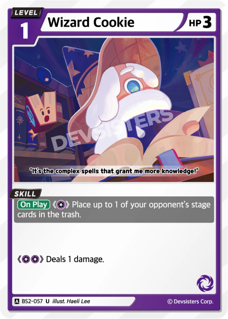 Image for Wizard Cookie (BS2-057) [BRAVE BEGINNING] - CookieRun: Braverse TCG