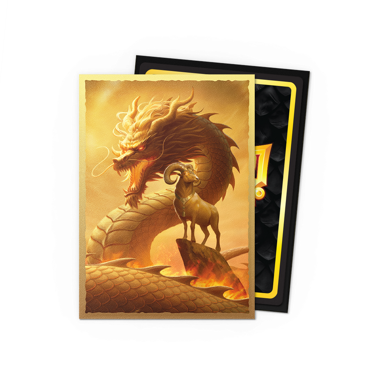 Dragon Shield: Standard 100ct Art Sleeves - Fire Goat (2027)