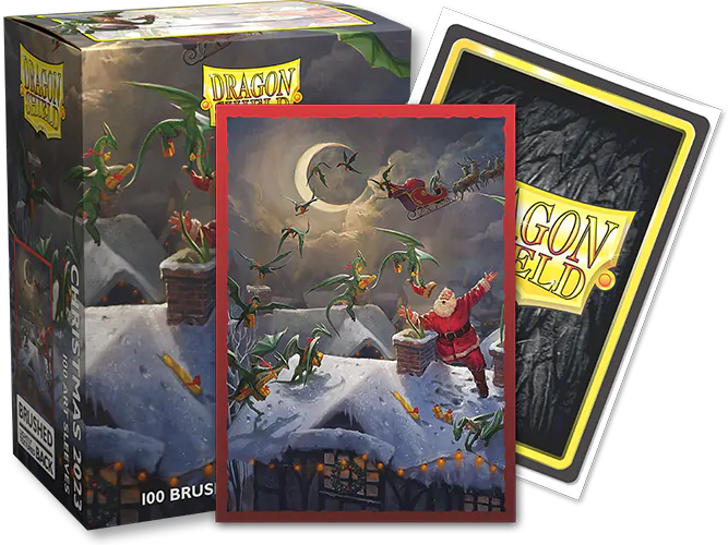 Dragon Shield: Standard 100ct Brushed Art Sleeves  - Christmas (2023)