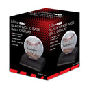 Ultra PRO: Display - Baseball Wood Base (Black)