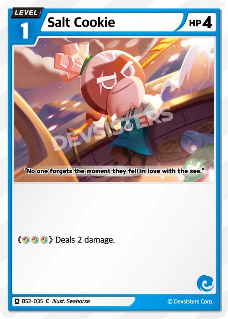 Image for Salt Cookie (BS2-035) [BRAVE BEGINNING] - CookieRun: Braverse TCG