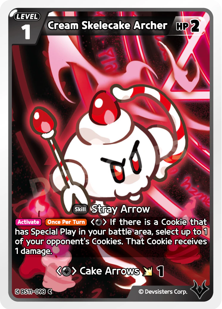 Image for Cream Skelecake Archer (BS11-098) [The Dark Enchantress War] - CookieRun: Braverse TCG