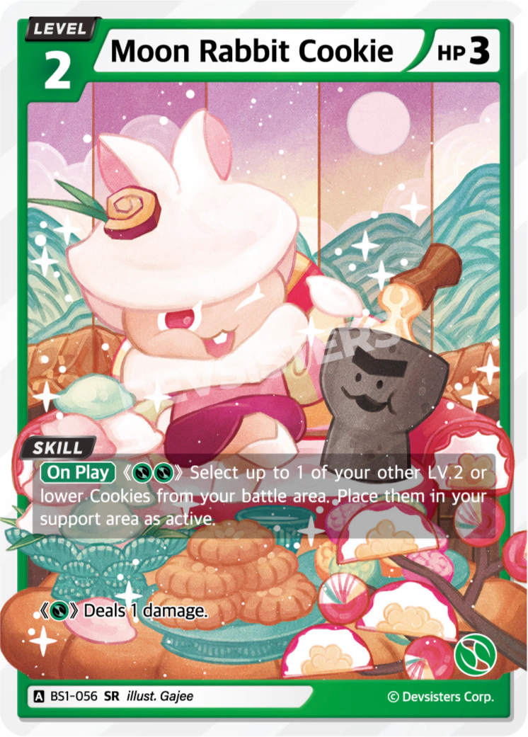 Image for Moon Rabbit Cookie (BS1-056) [BRAVE BEGINNING] - CookieRun: Braverse TCG