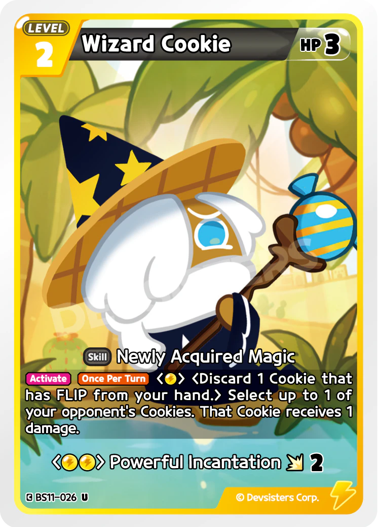 Image for Wizard Cookie (BS11-026) [The Dark Enchantress War] - CookieRun: Braverse TCG